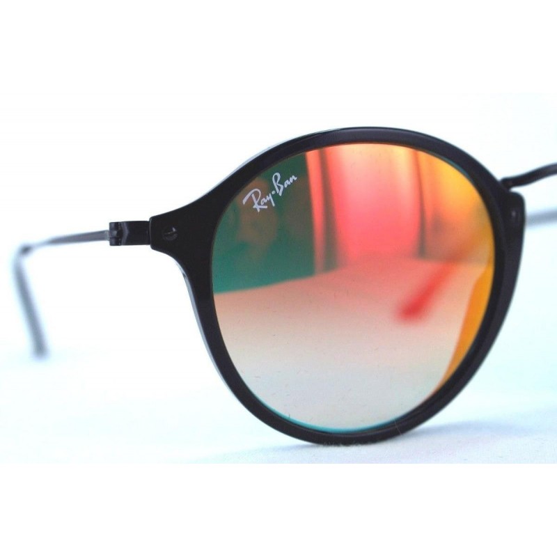 Lentes de sol Ray Ban Rb2447 901/4w Round Fleck Rojo Degradado Negro