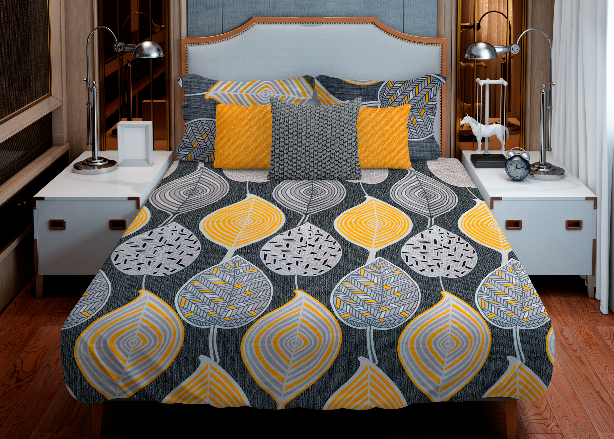 Sábana De Franela Queen Size Estampado - Logum Algodón 100% - Tacto Suave.