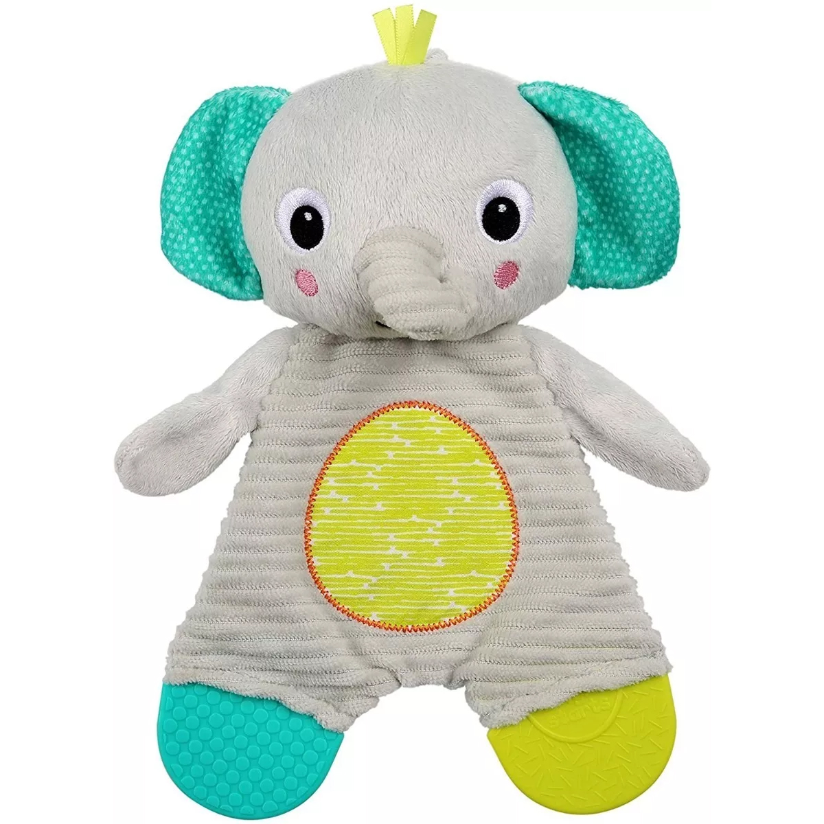 Mordedor De Felpa Para Bebés Bright Starts Elefante.