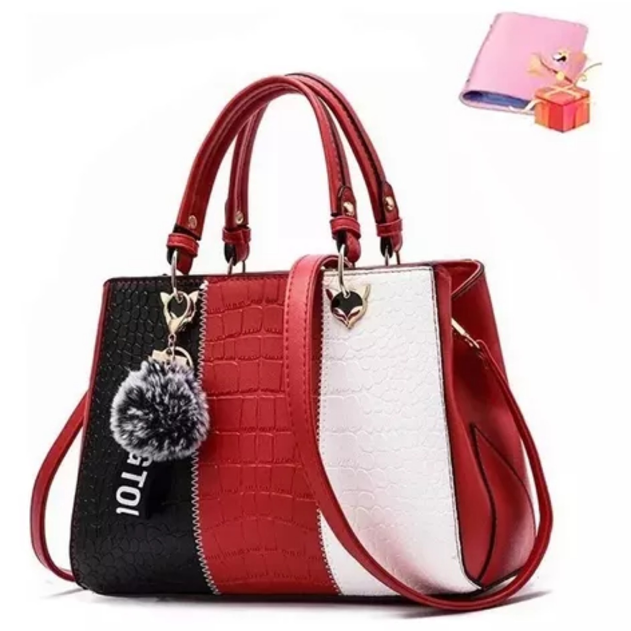 Bolsa Mujer Dama Elegante Hombro Oblicuo Portátil 3 En 1