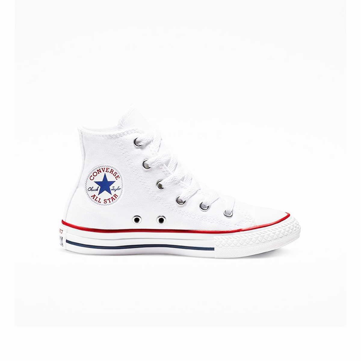 Converse blancas altas doble suela online