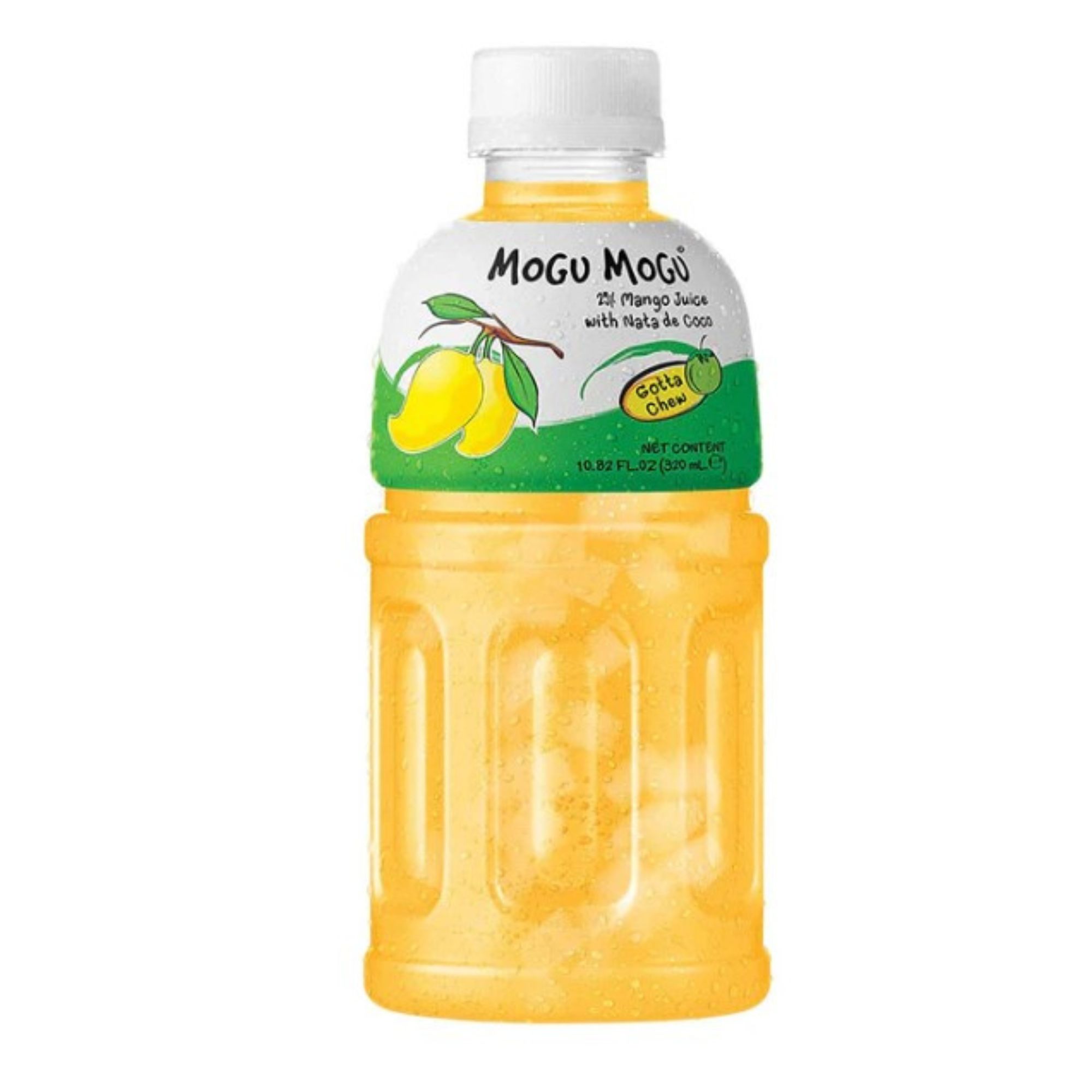 Bebida Japonesa Mogu Mogu Mango Con Nata De Coco 320ml 6pzs