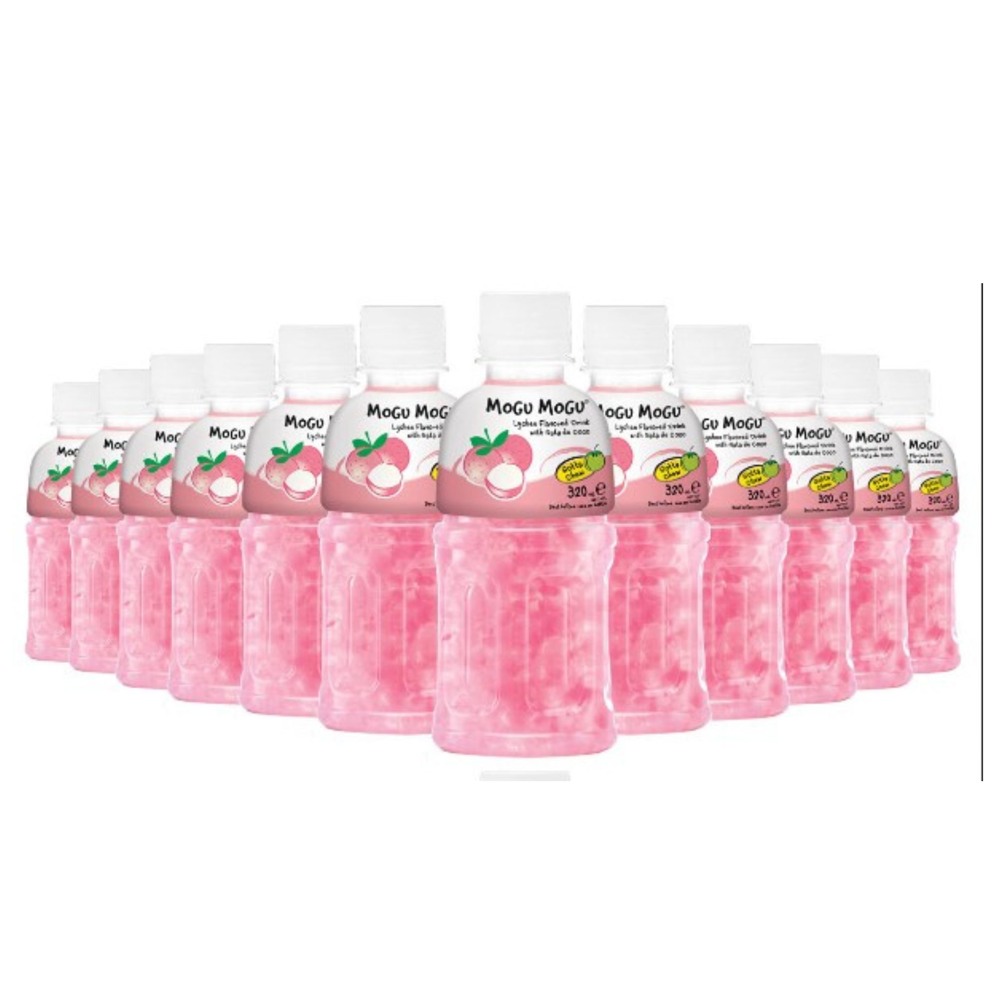 Bebida Japonesa Mogu Mogu Lychee Con Nata De Coco 320ml 12pz