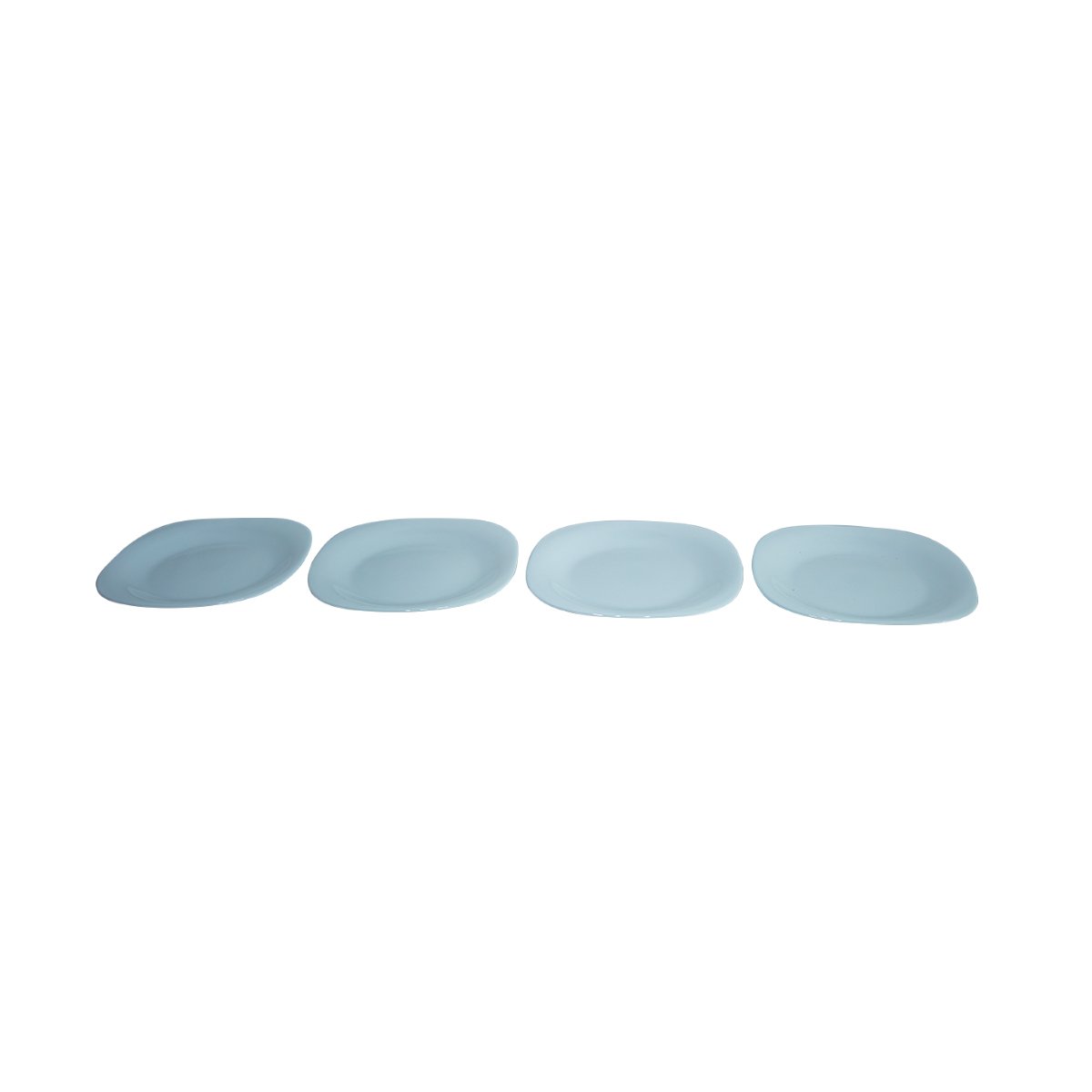 VAJILLA 12 PZAS OPAL GLASS BLANCA GIBSON .