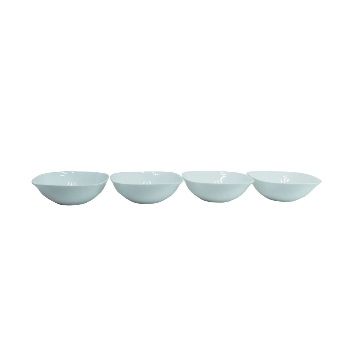 VAJILLA 12 PZAS OPAL GLASS BLANCA GIBSON .