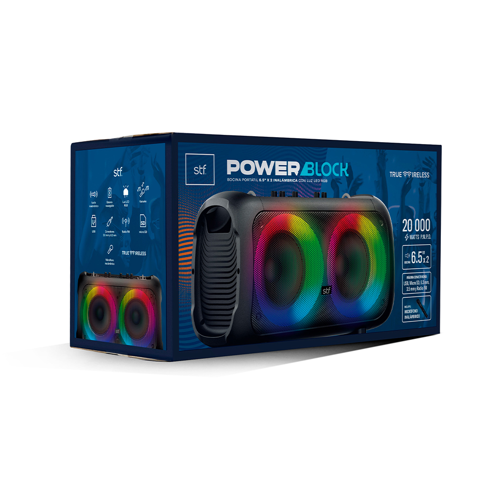 Bocina Inalámbrica Power Block Stf 6.5