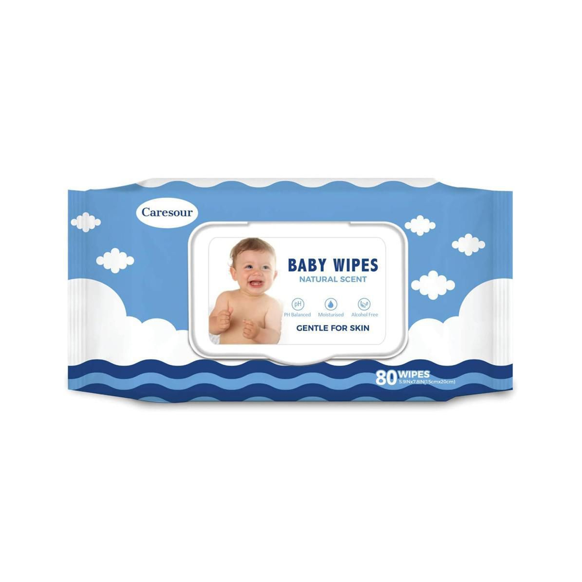Toallitas Húmedas Bebé Caresour 80pz 16pack.