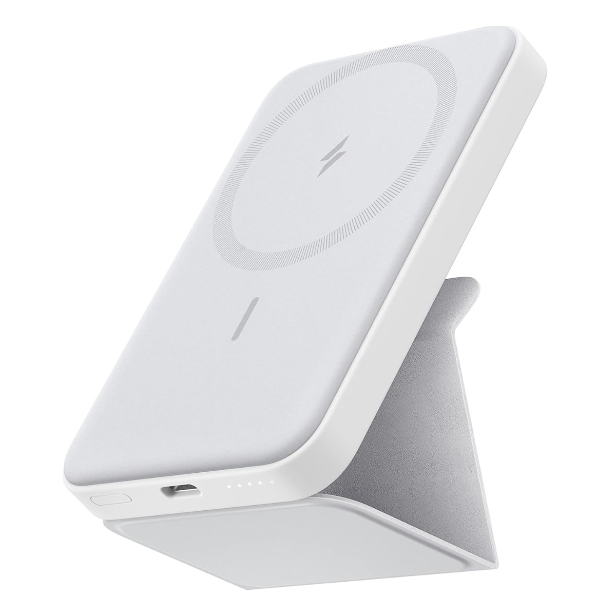 Cargador Batería Portátil ANKER 622 5000mAh magnético y USB C Blanco.