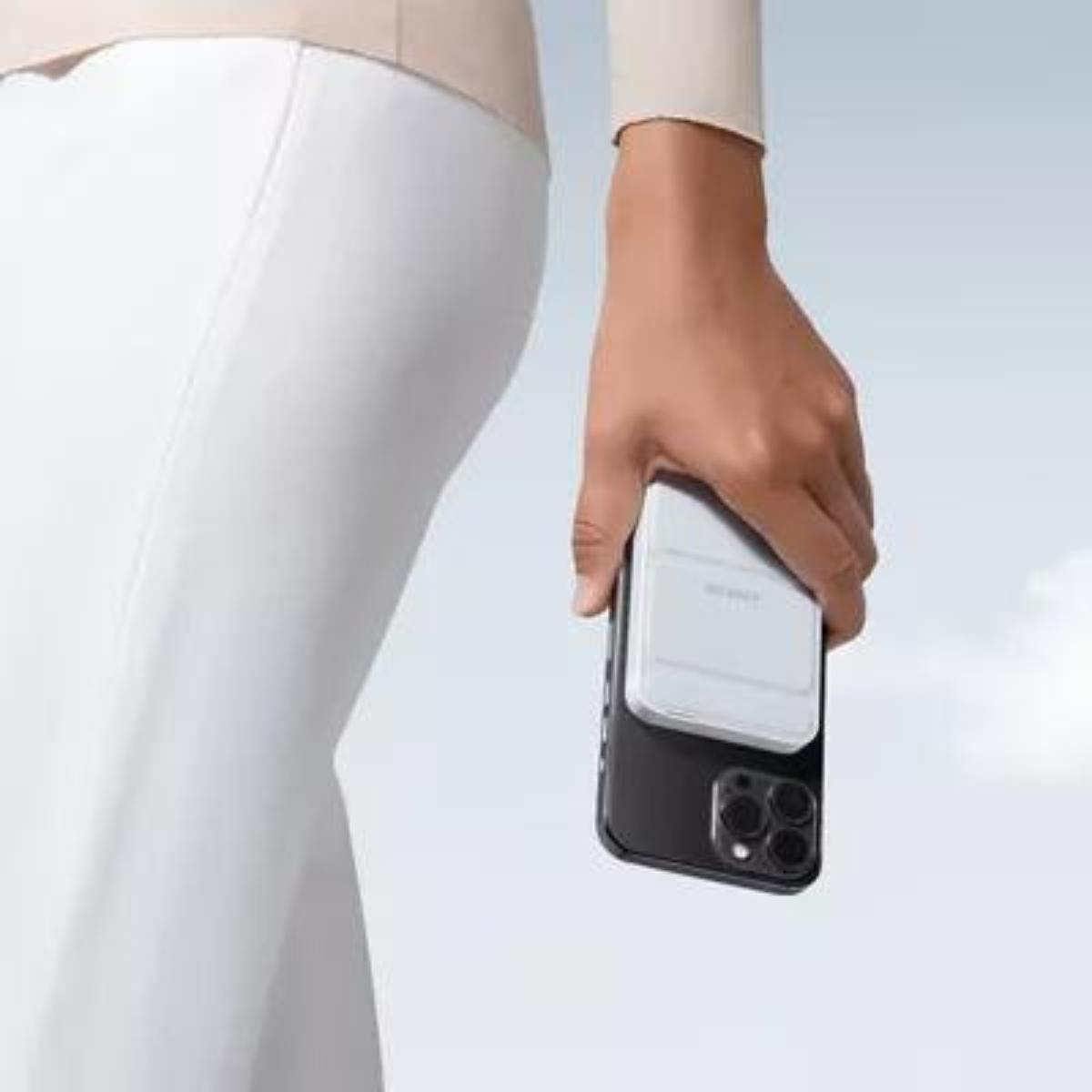 Cargador Batería Portátil ANKER 622 5000mAh magnético y USB C Blanco.