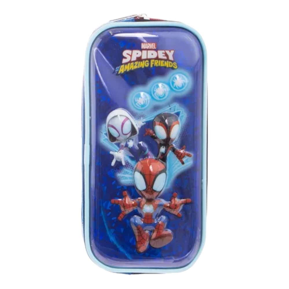 Lapicera Estuche Doble Ruz Spiderman Marvel Hombre Araña 178607