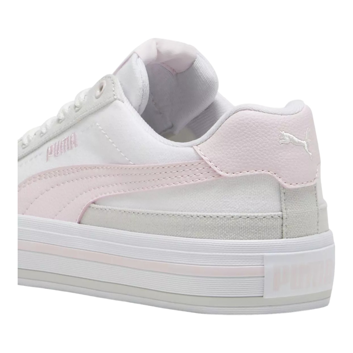 Tenis puma gris con rosa sale