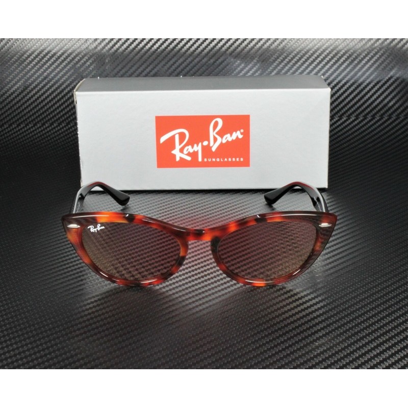 Lentes de sol Ray Ban Rb4314n 1249/U0 Nina Havana Morado Negro