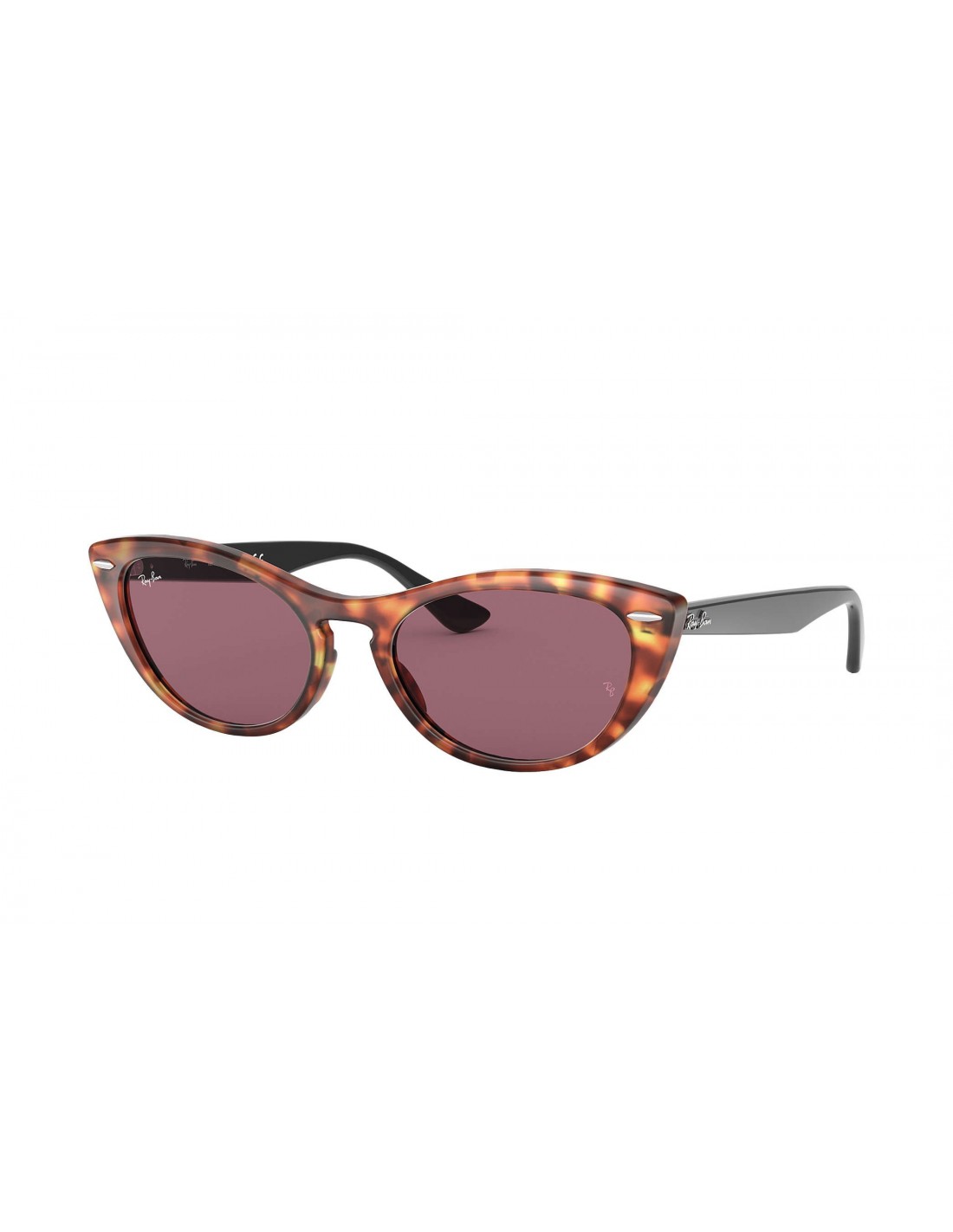 Lentes de sol Ray Ban Rb4314n 1249/U0 Nina Havana Morado Negro