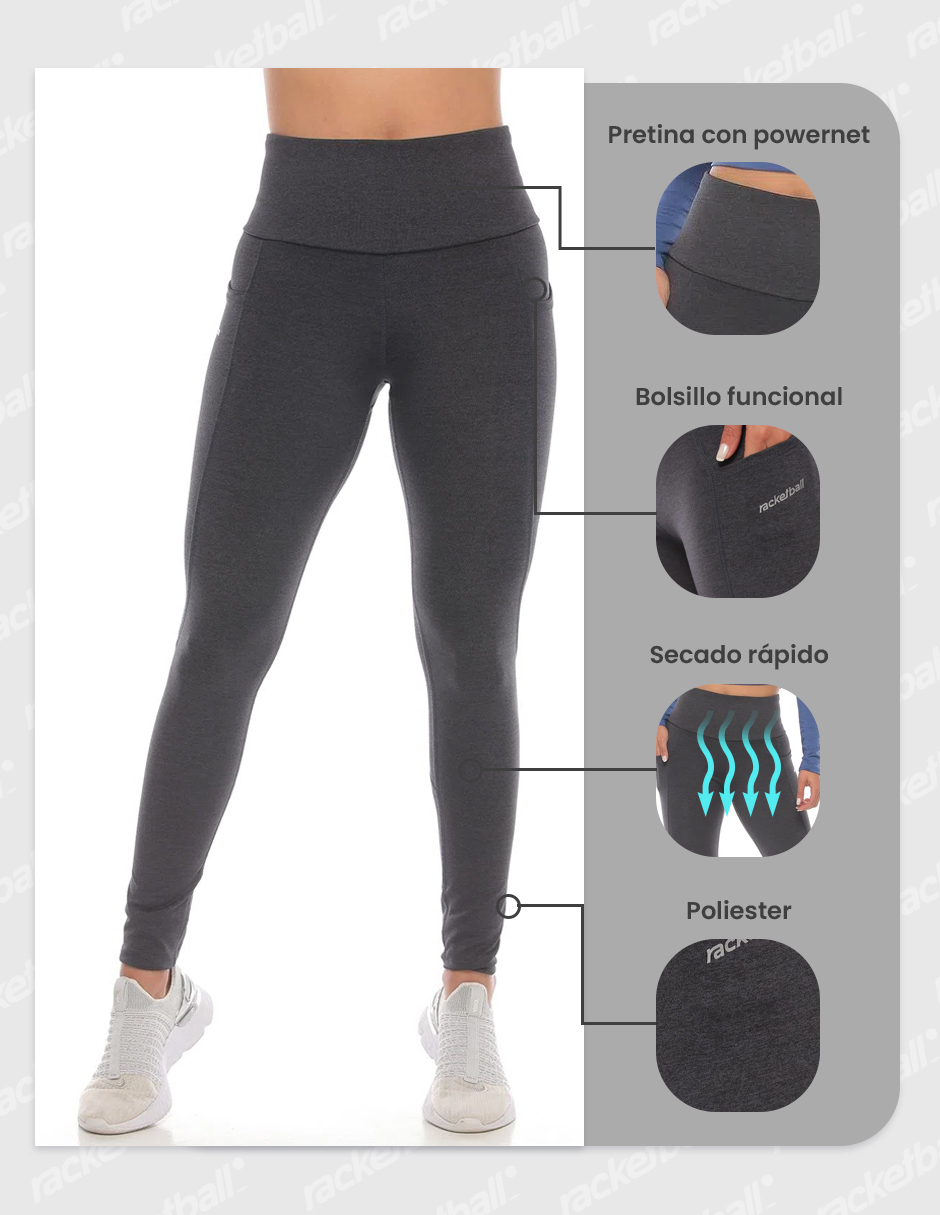 Licra Deportiva Mujer con Secado Rápido y Diseño Elegante RA42612GROS