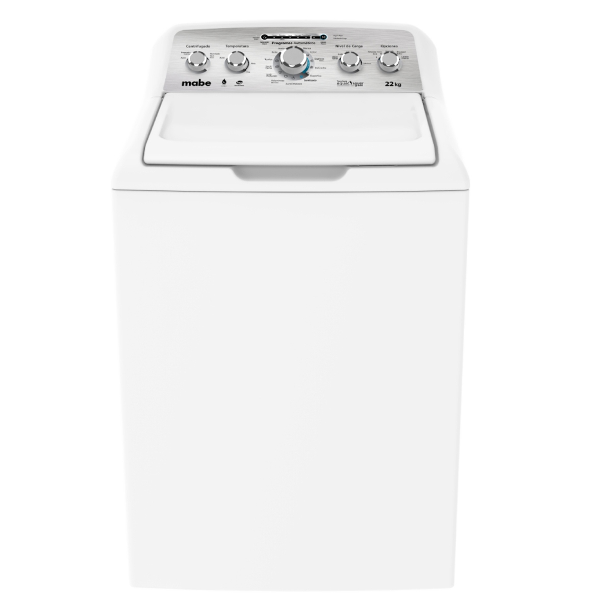 Lavadora Automática MABE LMA72215CBAB 22KG Aqua Saver Green Blanca ORTY.