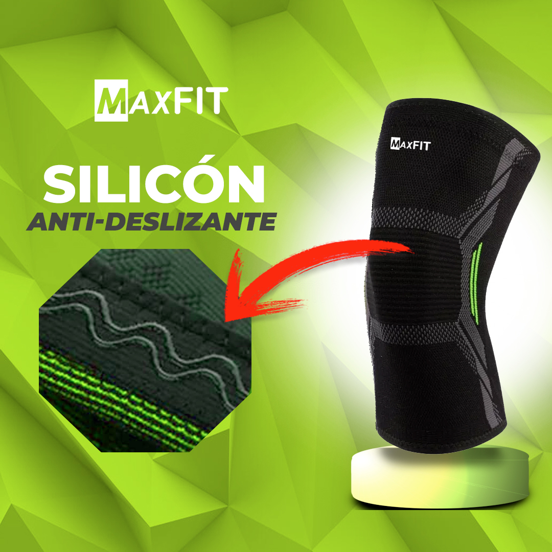 Rodilleras deportivas de compresión marca MAXFIT, para Gimnasia, Crossfit, Correr, Modelo HX909.