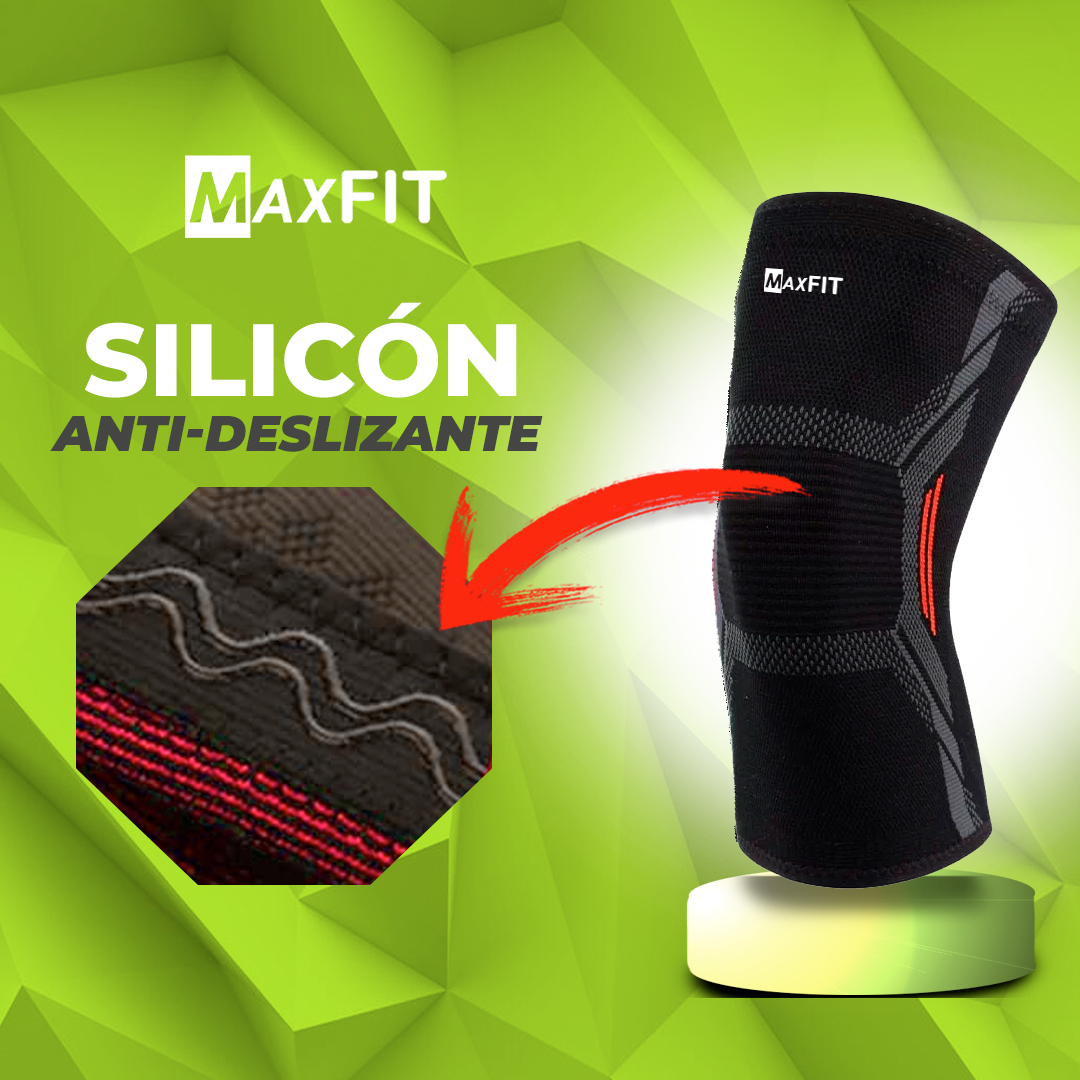 Rodilleras deportivas de compresión marca MAXFIT, para Gimnasia, Crossfit, Correr, Modelo HX909.