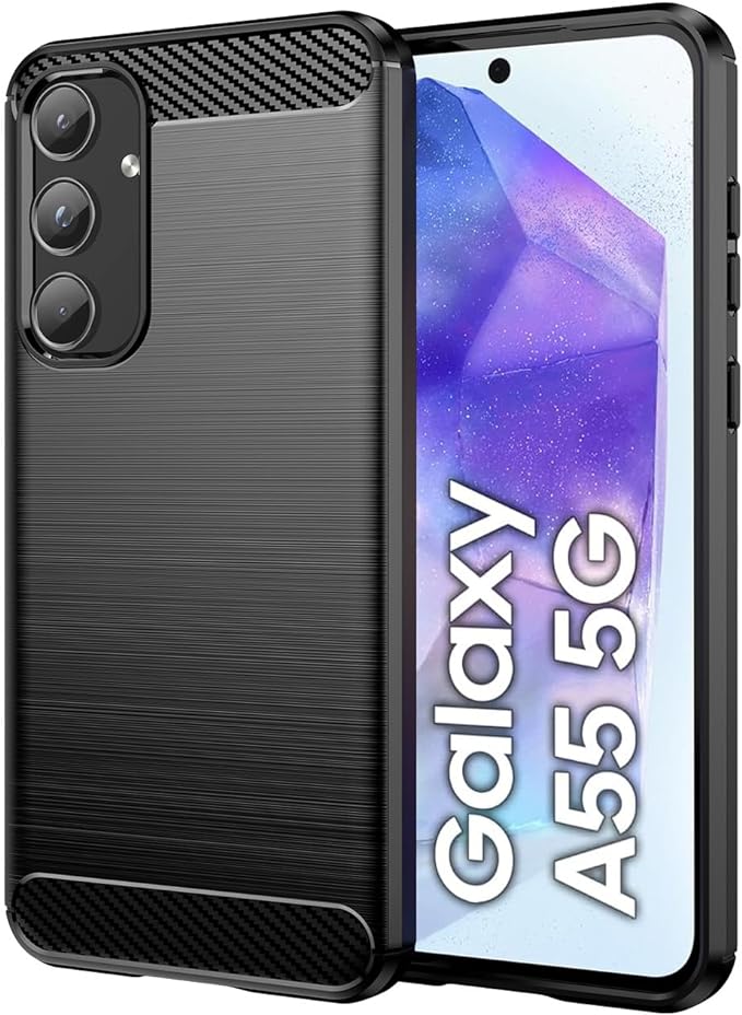 USDILU LS Case for Samsung Galaxy A55 5G Funda Uso Rudo Protector TPU Suave Durable Silicon Cover Carcasa.