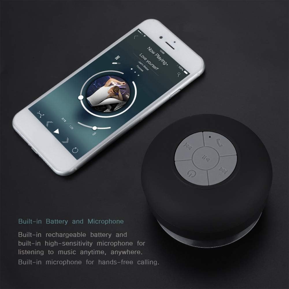 Bocina Bluetooth Regadera Contra Agua Llamadas Recargable.