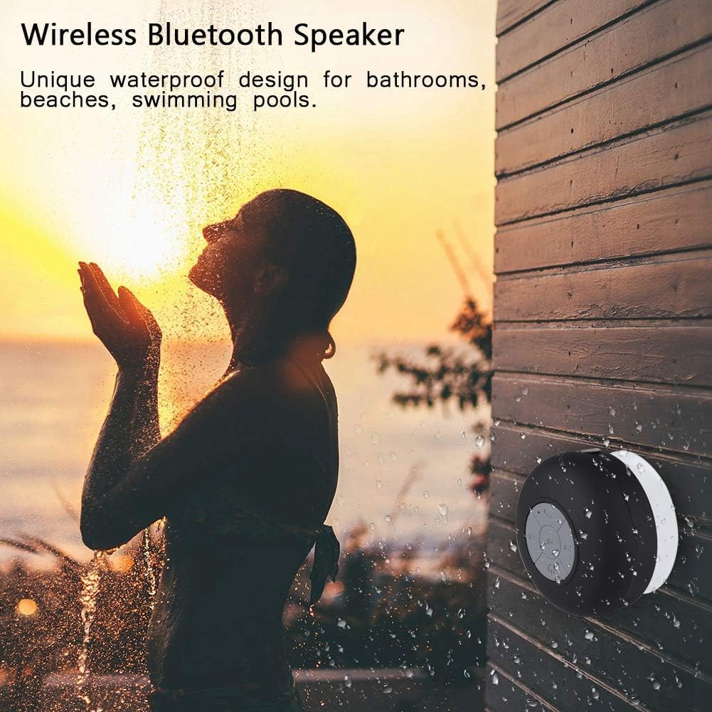 Bocina Bluetooth Regadera Contra Agua Llamadas Recargable.