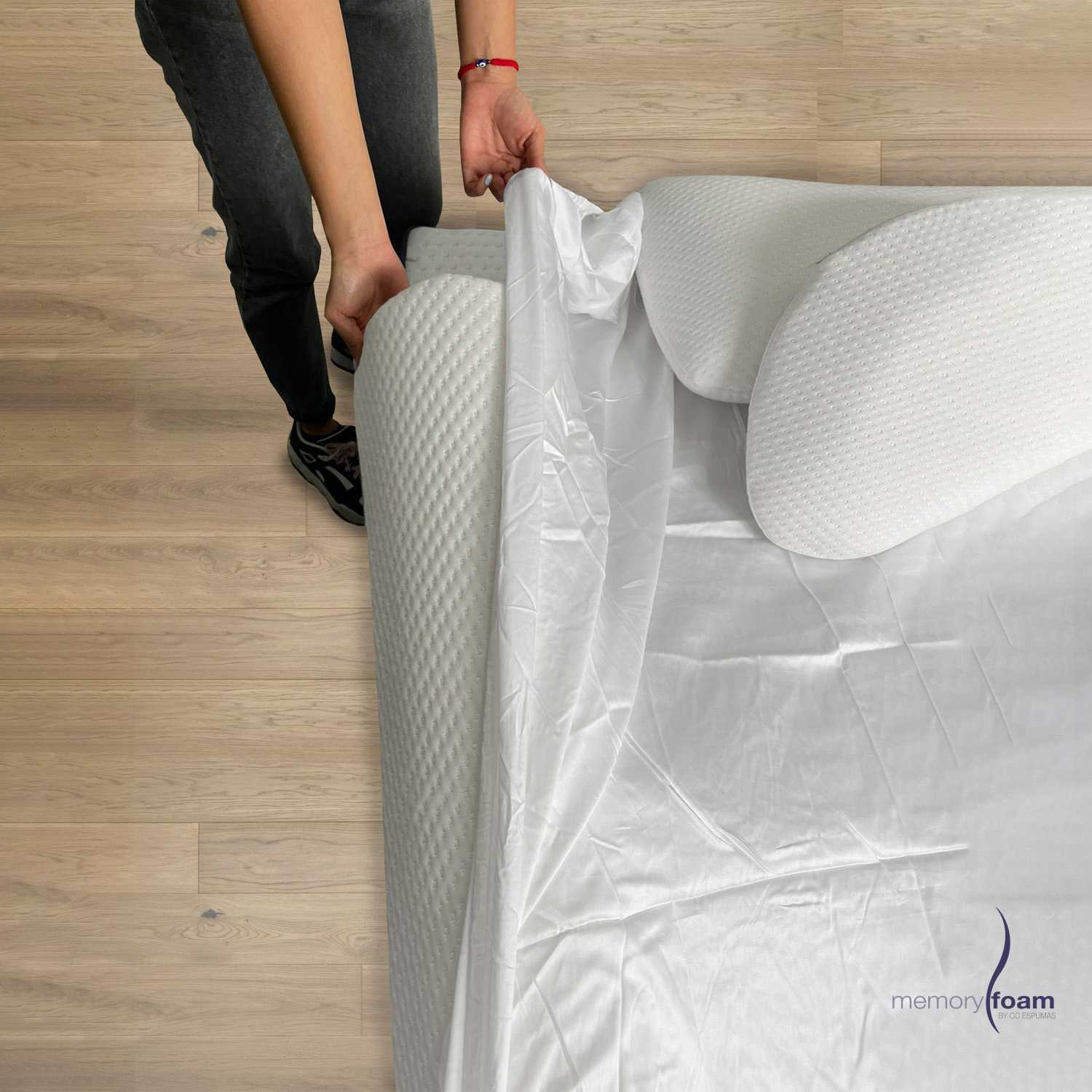 MEMORY FOAM Barandal Para Cama Niños – Cómodo y Seguro 1 pieza - 130 x 19 x 11 cm .