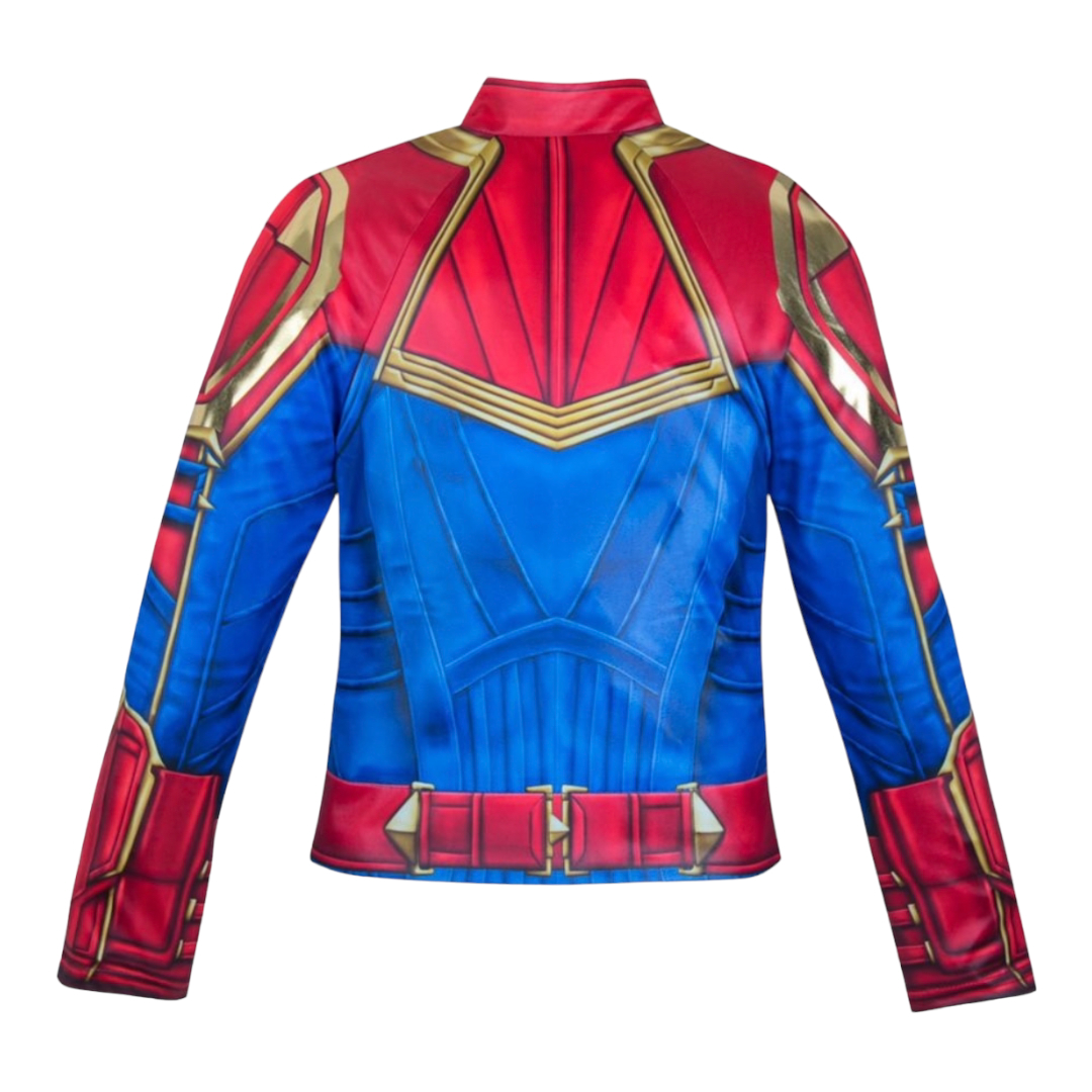 Disfraz Traje Capitana Marvel Original 2 Pzas Infantil Colsplay Talla 4 años.