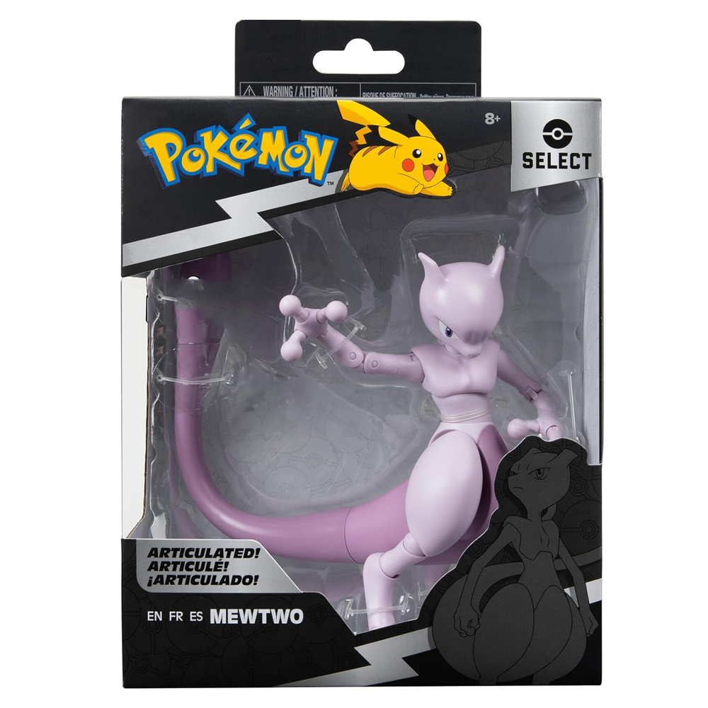 Pokemón Mewtwo Articulado Selec Exclusivo.