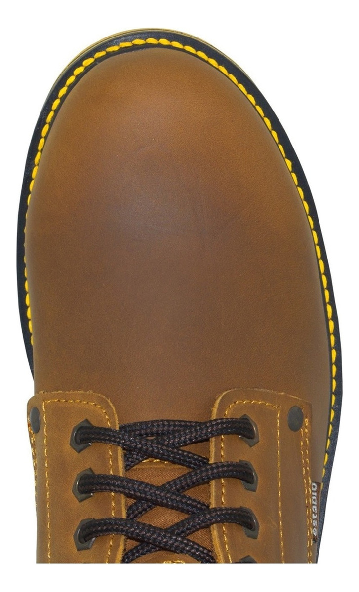 Bota De Trabajo Industrial Establo Modelo 509 Para Caballero Color Mango.