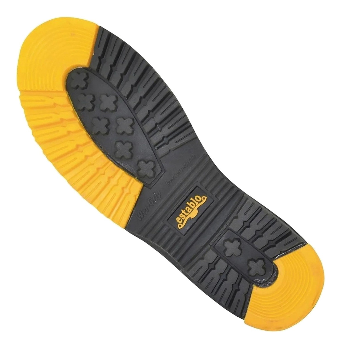 Bota De Trabajo Industrial Establo Modelo 509 Para Caballero Color Mango.