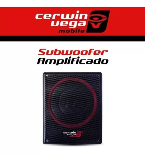 Subwoofer Plano Amplificado Cerwin Vega Vpas12 600w 12pLG.