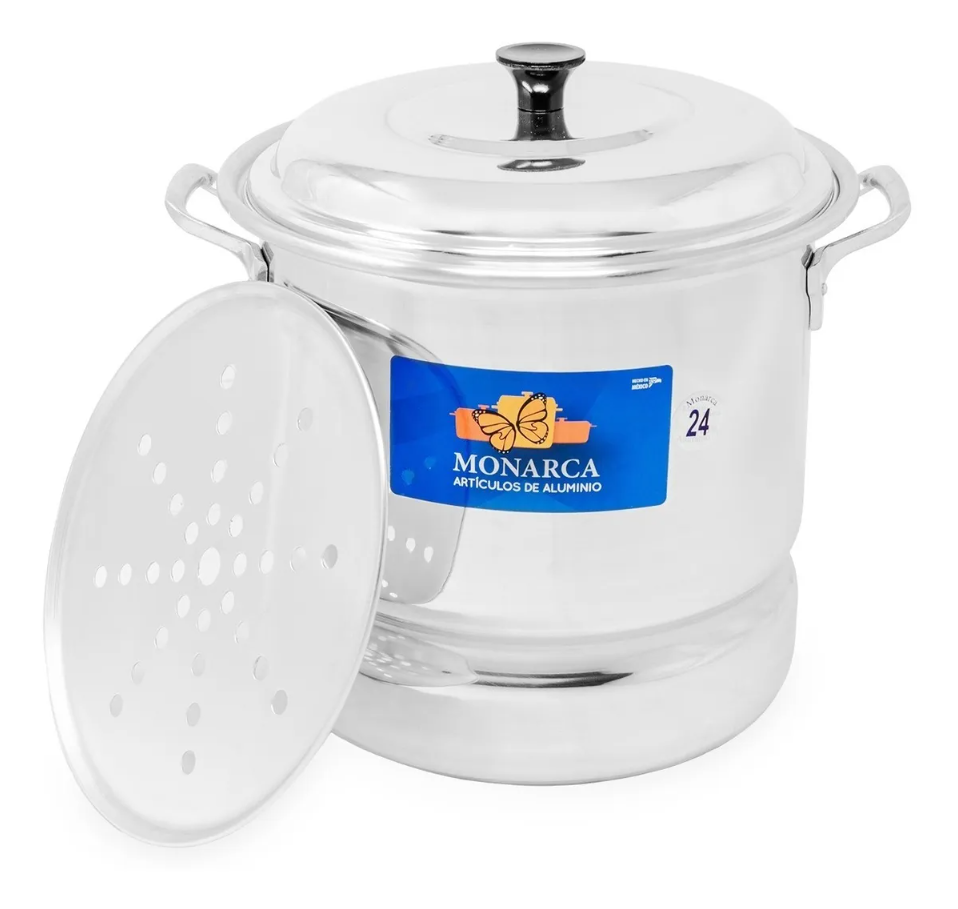 Vaporera de aluminio no. 24