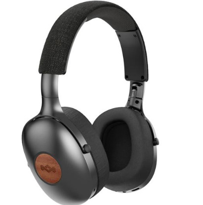 The House Of Marley Audífonos con Micrófono Positive Vibration XL, Bluetooth, Inalámbrico, Negro