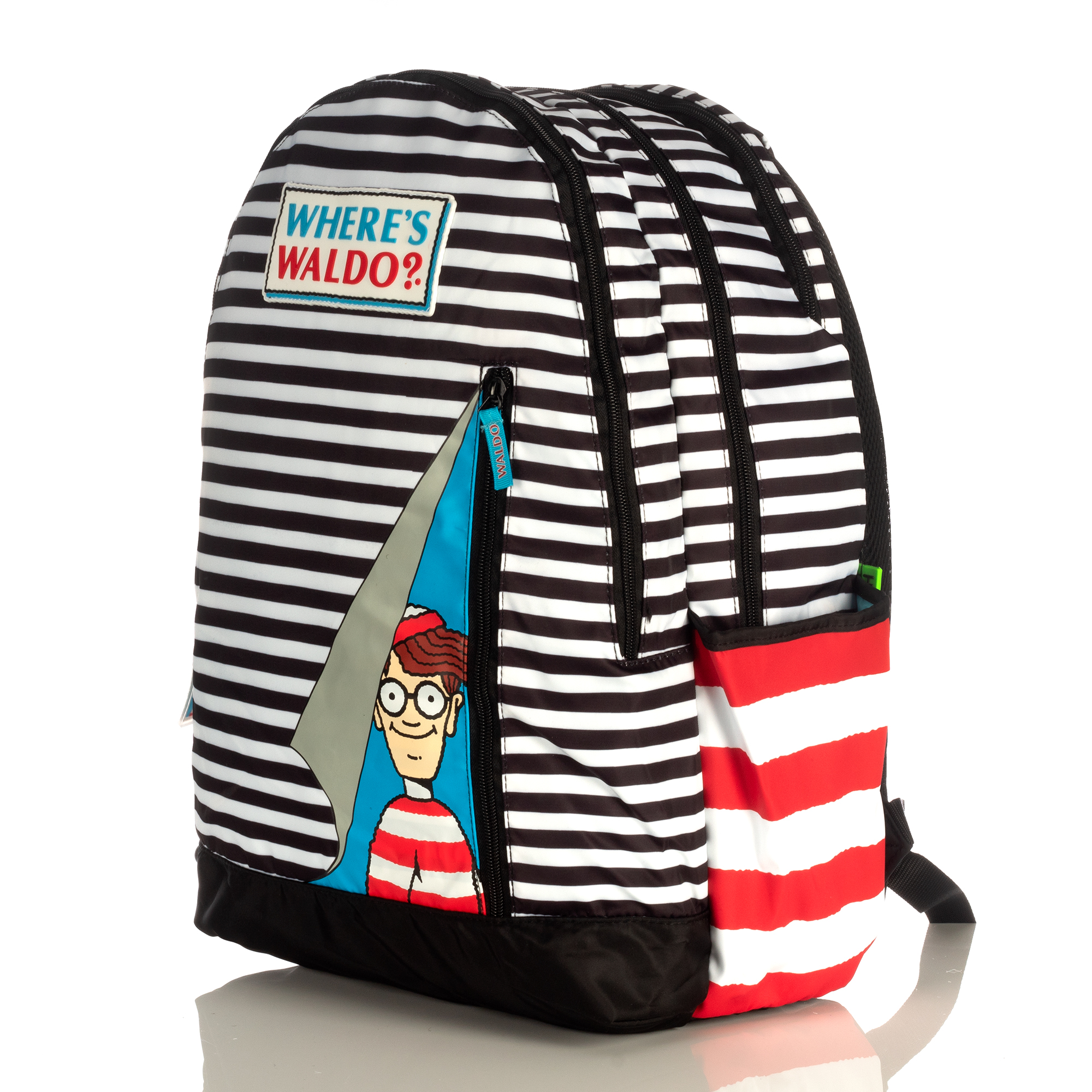 Mochilas Dónde Está Wally Original Nueva Backpack Oficial Color Negro 