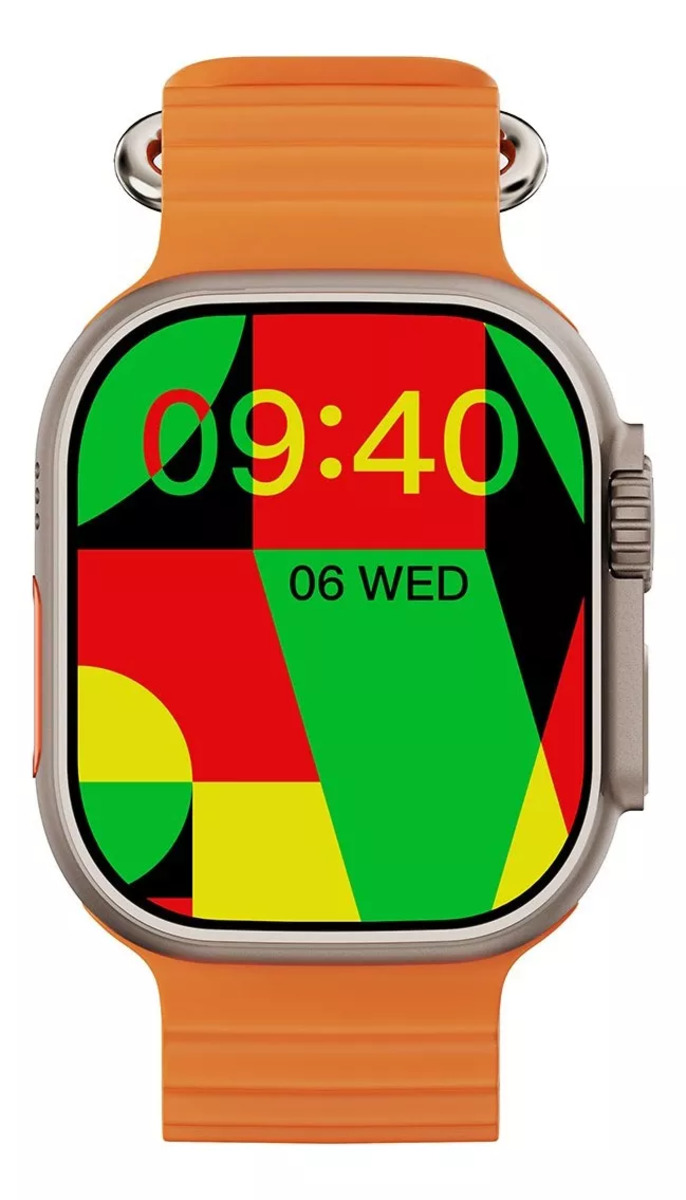 Smart Watch Smart Band Reloj Inteligente W69 Fralugio Nfc 2gb Rom Mp3 NARANJA .