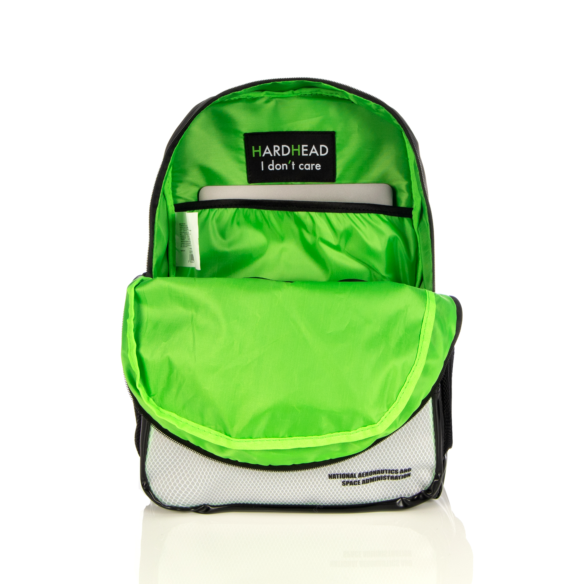 Mochila Hardhead Nasa 0373 Color Negro Diseño Alta Calidad 