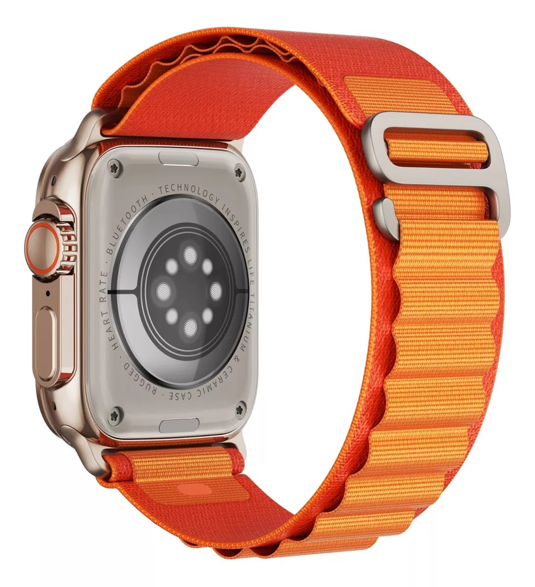 Smart Watch Reloj Inteligente W69 Mini Brujula Nfc 2gb Rom Fralugio NARANJA .