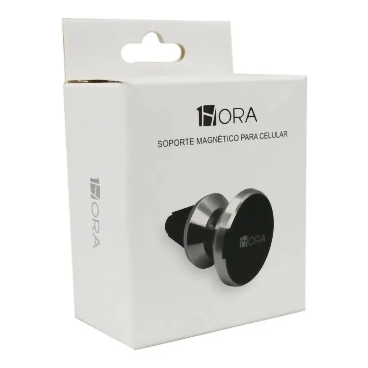 Soporte Magnético Celular Ventila de Automóvil PJ033 Plateado.