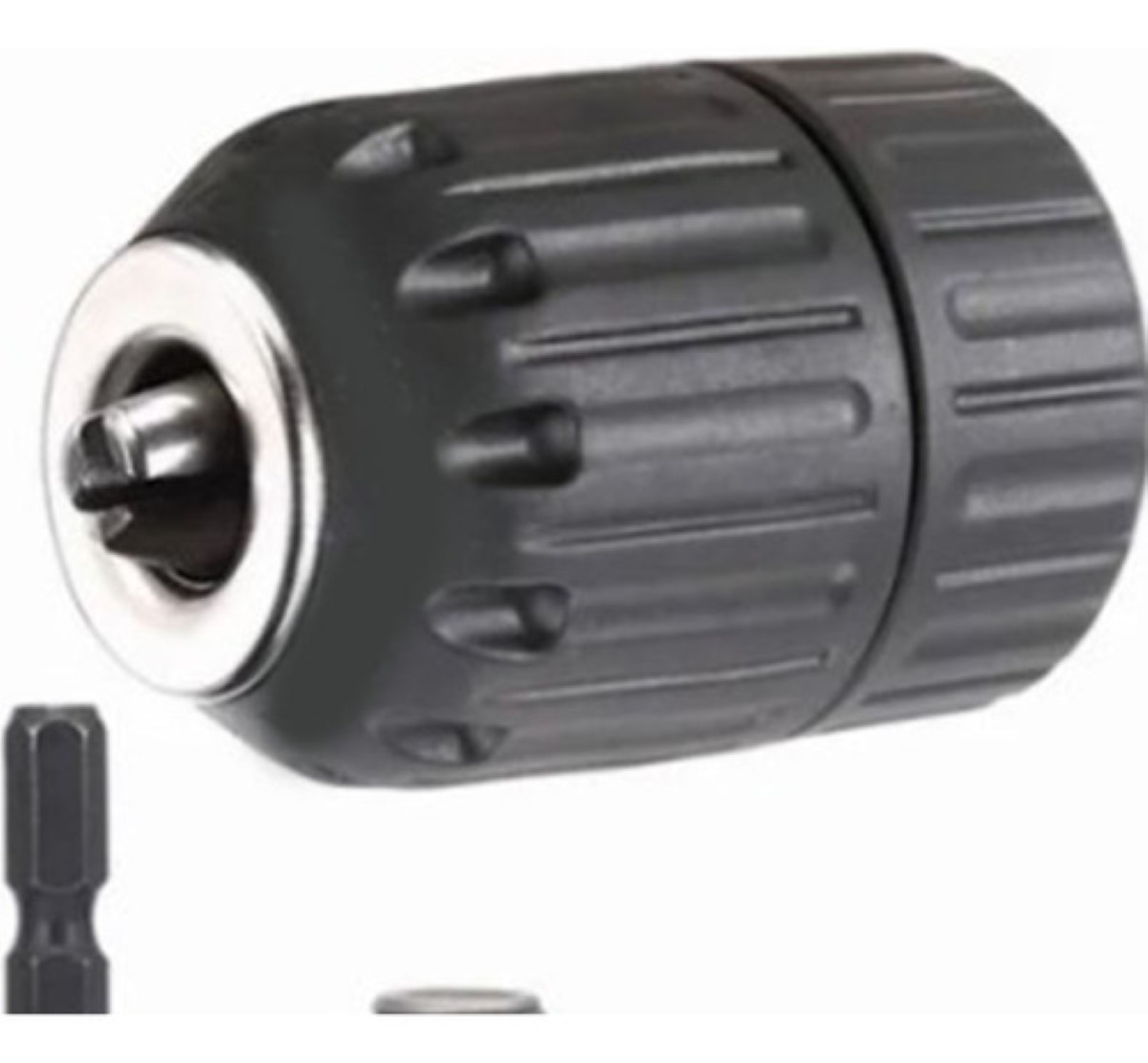 "4 Piezas Adaptador De Portabrocas Para Llave De Impacto negro "