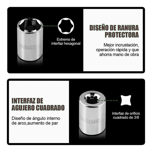 Juego De Herramientas Mecánicas 46 Piezas Color Negro Remate RM-46pcs-Blcak