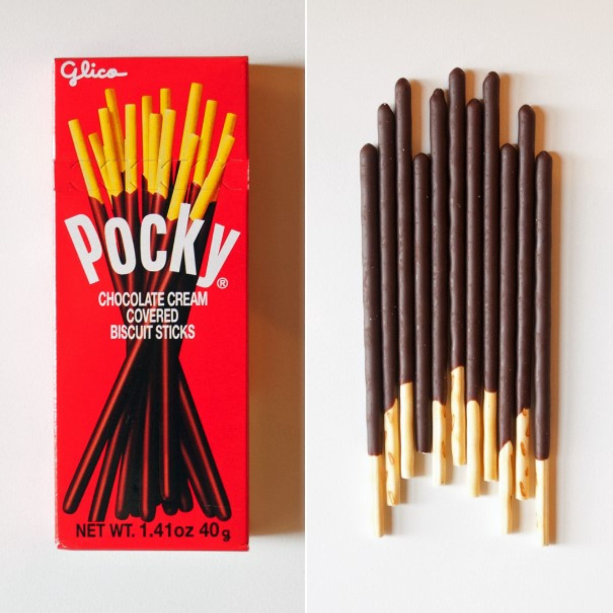 Comida Japonesa Galleta Biscuit Sticks Pocky Chocolate 40g 10 Piezas
