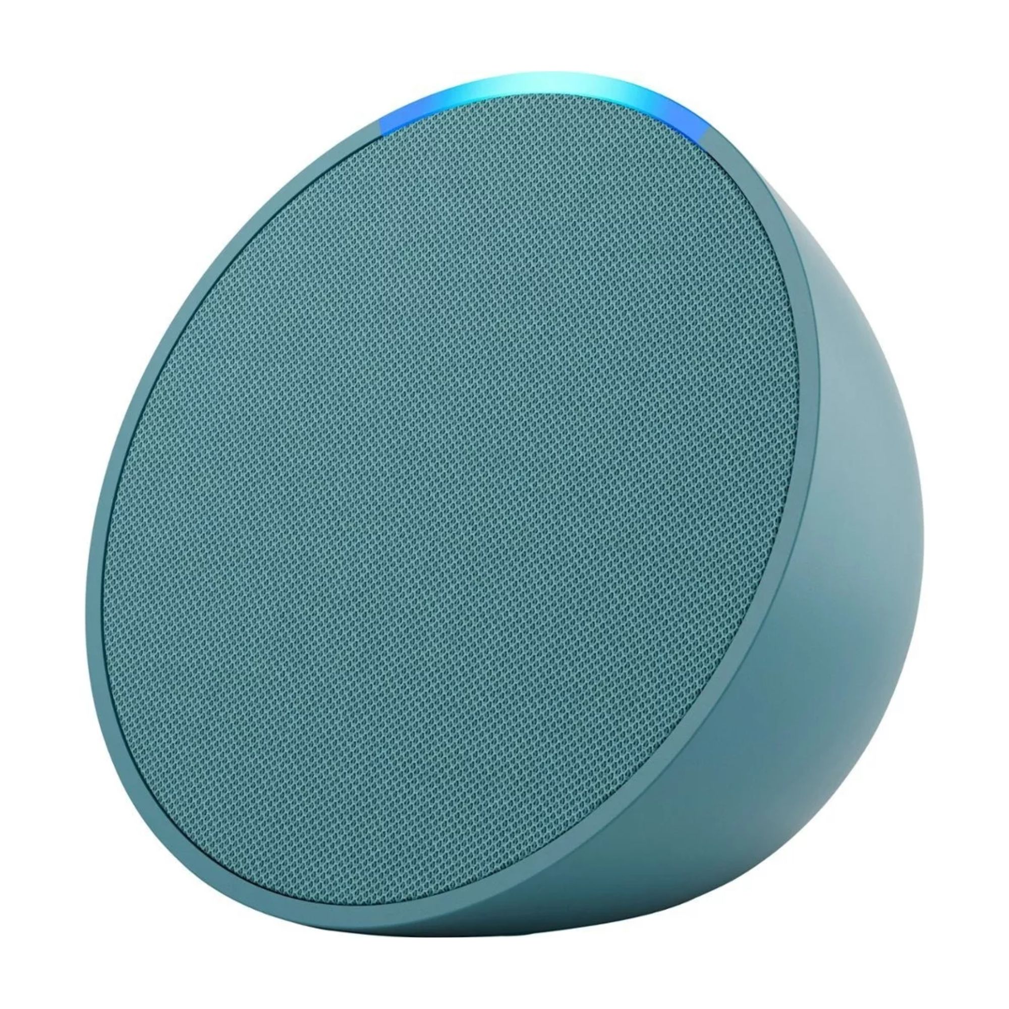 Amazon Echo Pop con asistente virtual Alexa, Verde azulado.