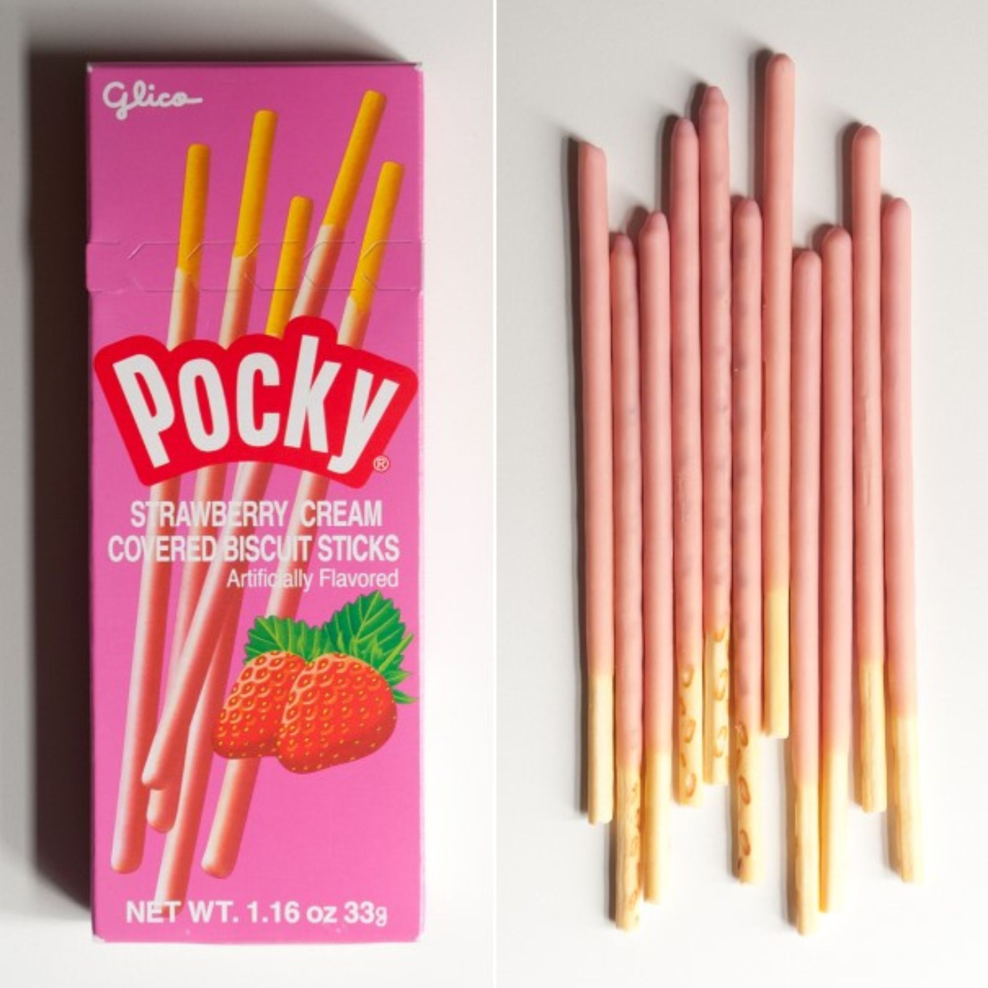 Comida Japonesa Galleta Biscuit Sticks Pocky Fresa 40g 5 Piezas