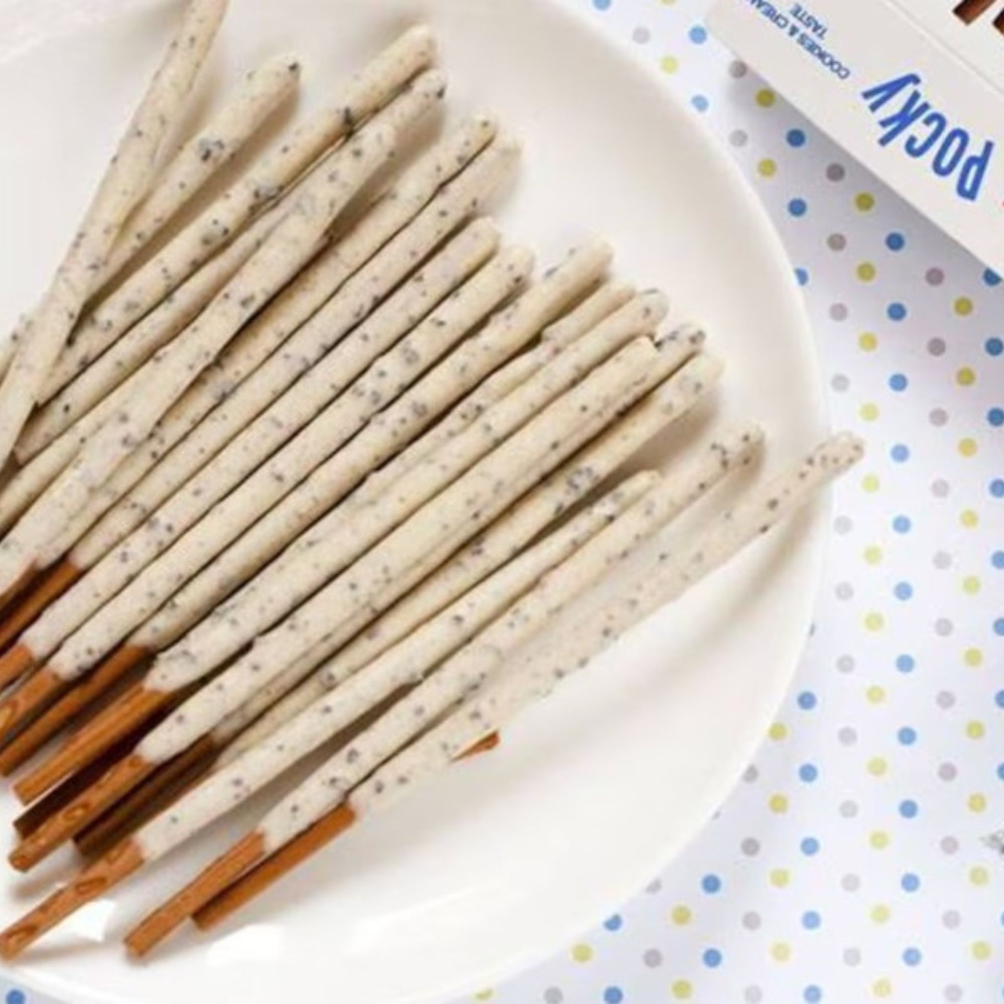 Comida Japonesa Galleta Pocky Cookies & Cream 40g 5 Piezas
