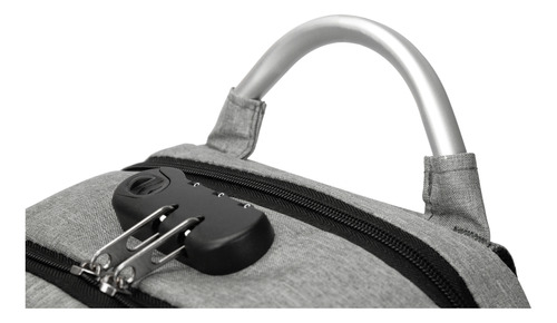 Mochila Antirrobo De Gran Capacidad Con Cargador Usb Mochila Con Candado Reforzada