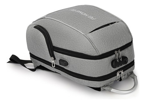 Mochila Antirrobo De Gran Capacidad Con Cargador Usb Mochila Con Candado Reforzada
