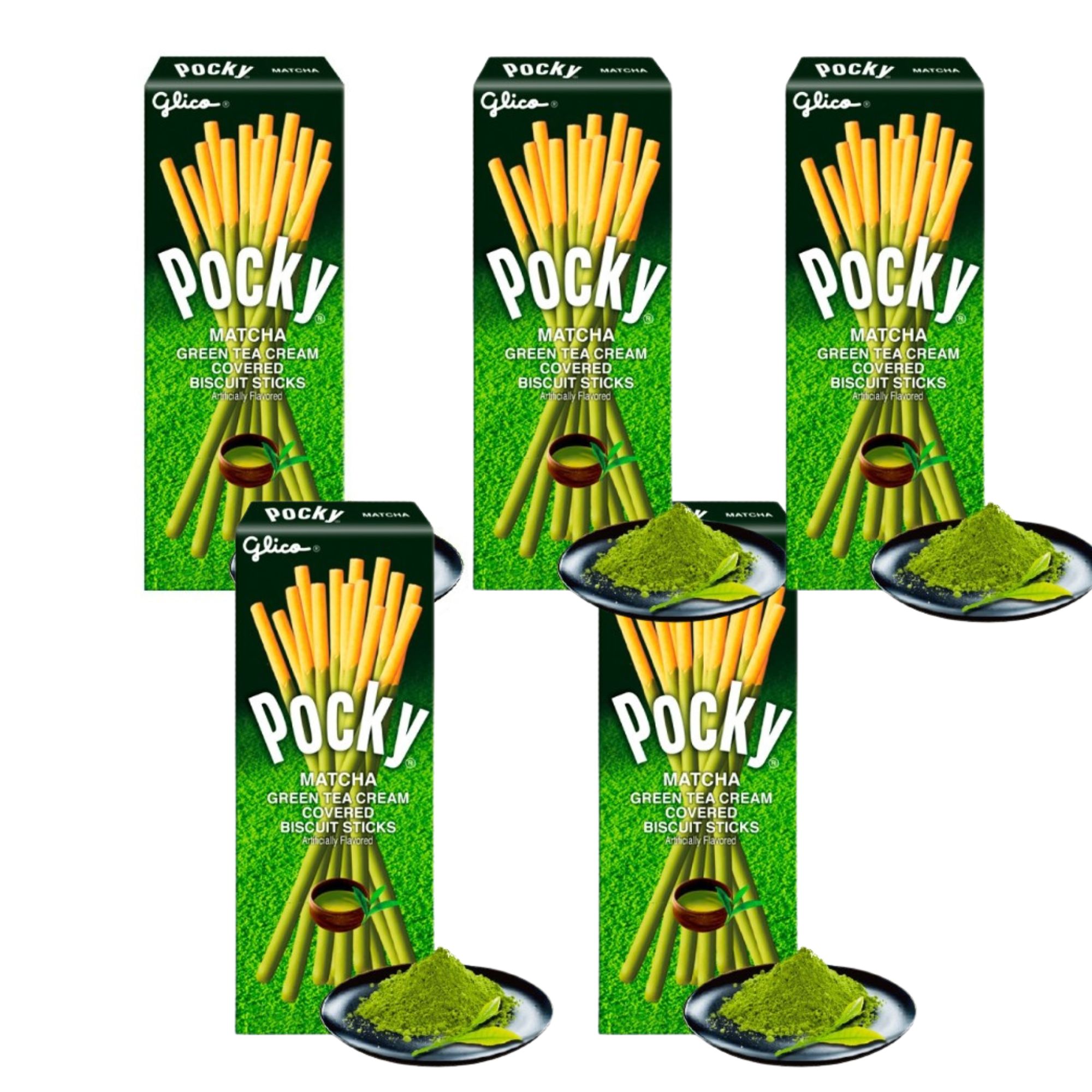 Comida Japonesa Galleta Biscuit Sticks Pocky Matcha 40g 5 Piezas