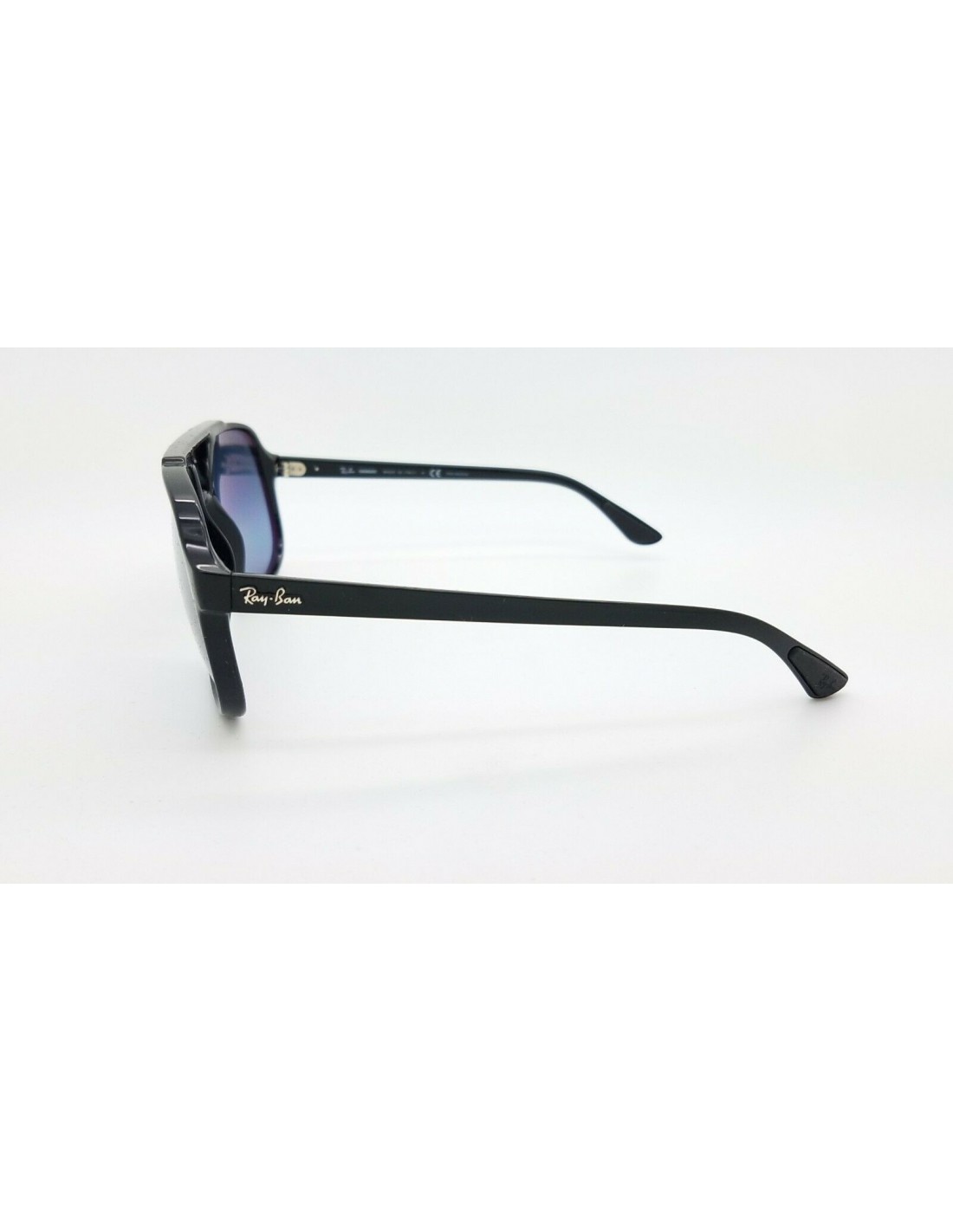 Lentes de sol Ray Ban RB4312CH 601/J0 Aviator Chromance Gris polarizado degradado