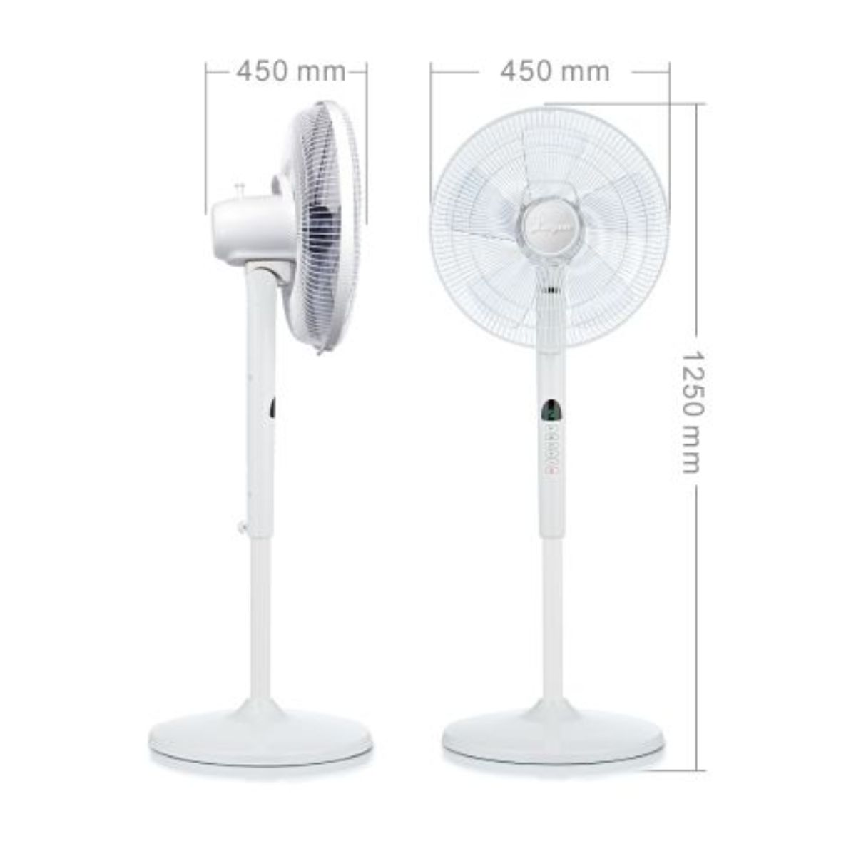 VENTILADOR 16" PEDESTAL ENERGY SAVING C/CONTROL MARCA MYTEK 3202W1.