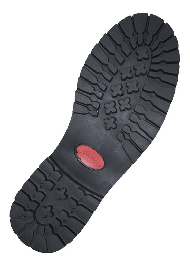 Bota Industrial De Trabajo Con Casquillo Establo Modelo 548 Color Negro.