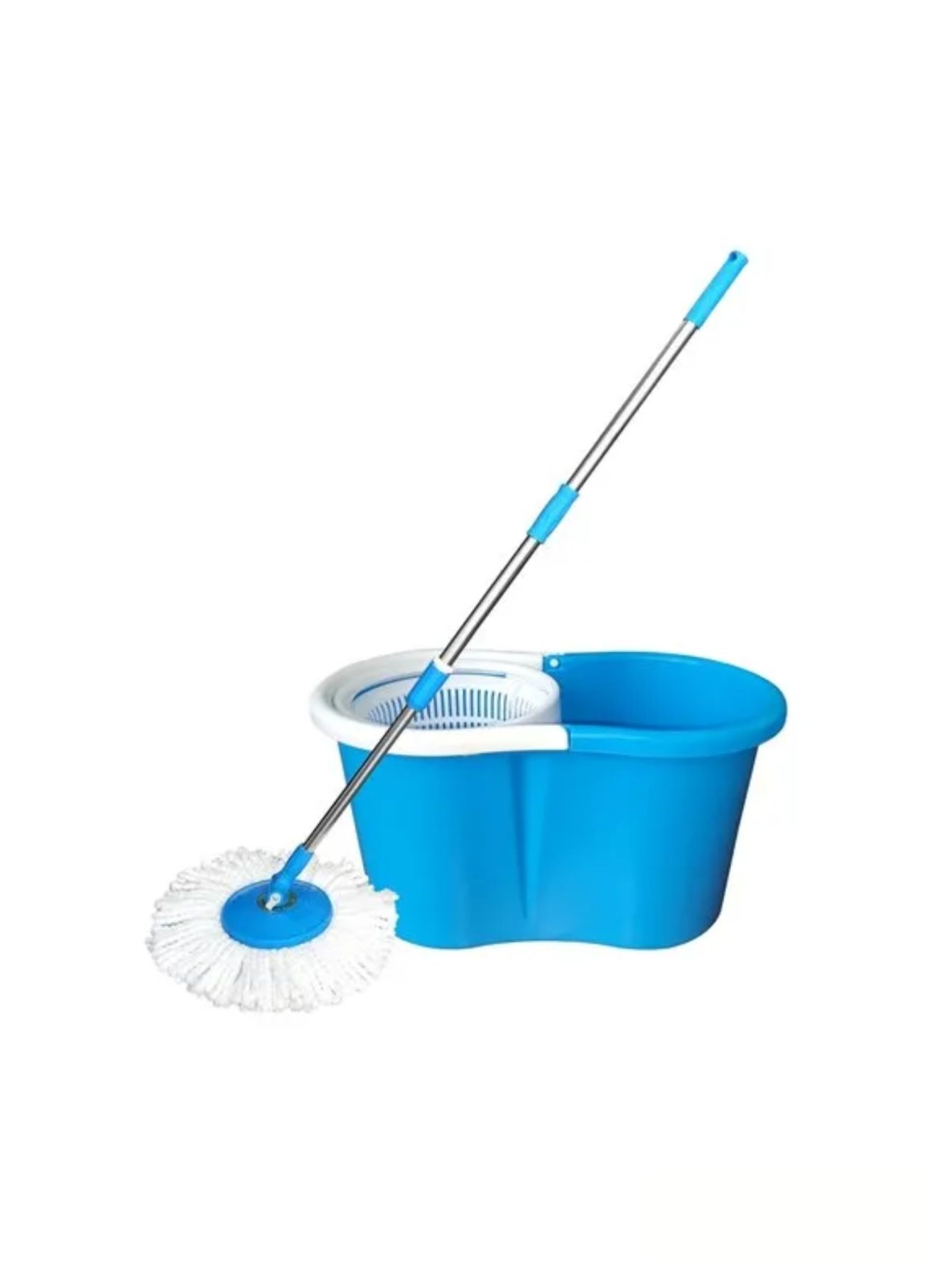 Trapeador Giratorio Con Cubeta Spin Mágico Microfibra Mop.
